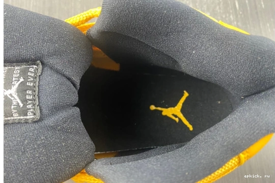 Rep EP AJ11 black Air and Jordan yellow 11 0322